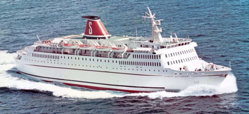 Stena Olympica sailing